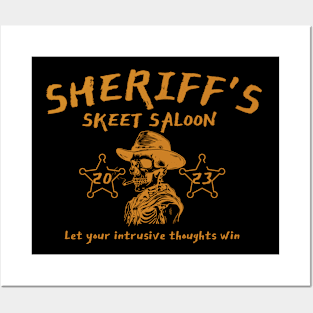 Sheriff's Skeet Saloon Posters and Art